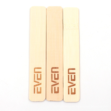 High quality disposable bamboo ice cream sticks with print logo